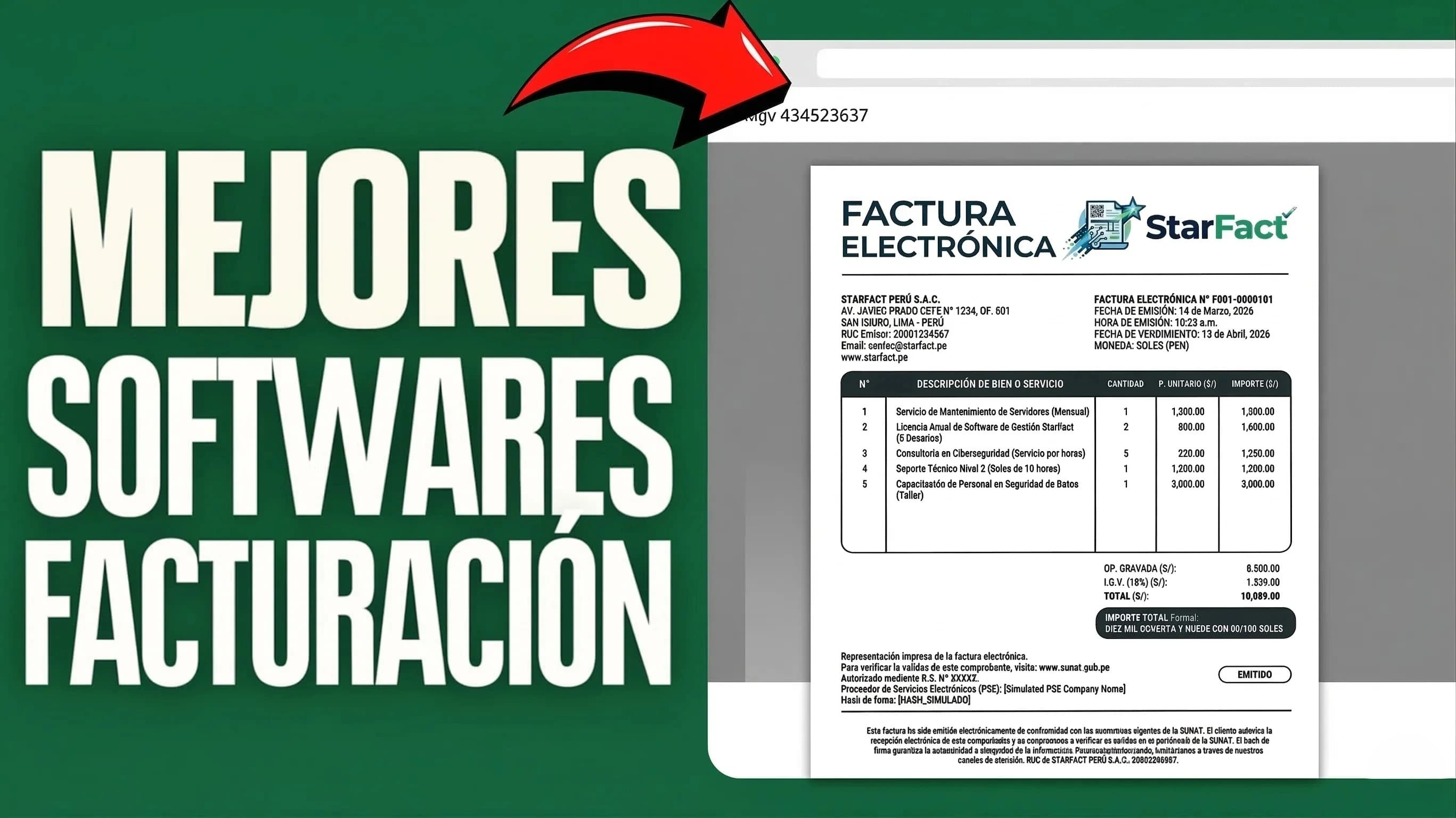 Mejor sistema de facturación electrónica en Perú 2026